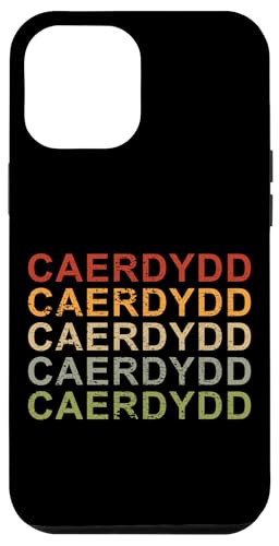 Hülle für iPhone 12 Pro Max Retro Caerdydd Cymru, Cardiff Wales, Wales Stolz, Cardiff von CQ Wales Geschenke