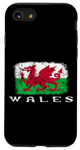 Hülle für iPhone SE (2020) / 7 / 8 Wales Flagge Herz, Wales Reise, Wales Stolz, Cymru, Wales von CQ Wales Geschenke