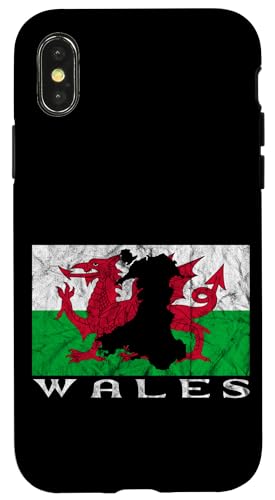 Hülle für iPhone X/XS Wales Flagge, Wales Reise, Wales Stolz, Cymru, Wales von CQ Wales Geschenke