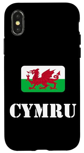 Hülle für iPhone X/XS Wales Flagge Herz, Wales Reise, Wales Stolz, Cymru, Wales von CQ Wales Geschenke