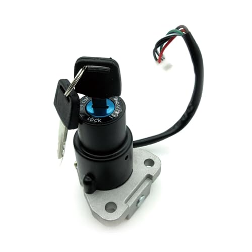 Zündschalter Für XT225 Für Serow 225 XT600 90-95 TW200 03-17 DT 200 200R Motorrad Zündschloss Kraftstoff Gas Tank Cap Lock Key Motorrad Zündschloss(Ignition Lock) von CQRBNE