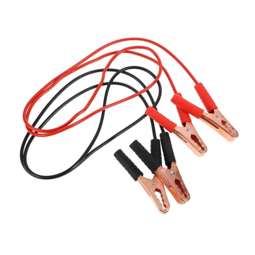 CRAFTHROU 2 Stück Überbrückungskabel Für Fahrzeugnotfälle 4 Meter Lange Booster Kabel Mit Krokodilklemmen Für Schnelle Starthilfe Bei Schwacher Autobatterie von CRAFTHROU