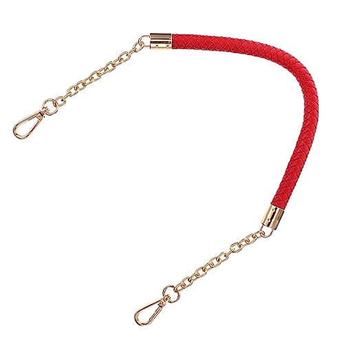 CRAFTHROU PU Schultergurt Mit Metallkette Austauschbarer Taschenriemen Für Handtaschen DIY Bag Strap Ideal Als Modisches Accessoire Für Jede Tasche von CRAFTHROU