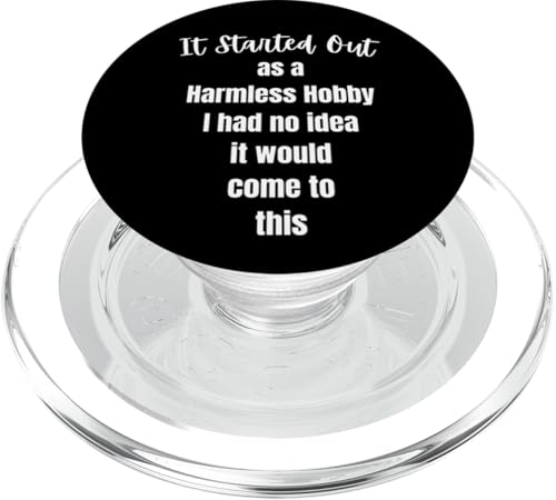 HARMLESS HOBBY, CRAFTING HOBBY, HOBBIES CRAFTS DIY CRAFTER PopSockets PopGrip für MagSafe von CRAFTING LOVERS, CRAFTS, DIYS, HOBBIES, PAST TIMES