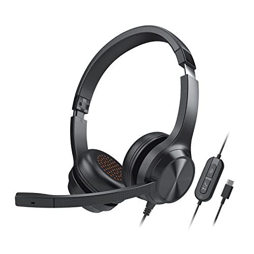 CREATIVE Chat USB On-Ear Wired Headset mit Flip-to-Mute Noise Cancelling-Mikrofon, SmartComms-Kit, Inline-Steuerung für PC/Mac/Laptop, Schwarz von CREATIVE