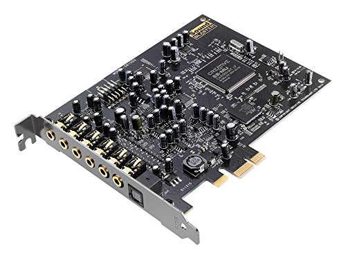 Creative Sound Blaster Audigy Rx PCIe-Soundkarte (7.1-Surroundklang, zwei Mikrofoneingänge, Hardware-beschleunigte EAX-Effekte, leistungsstarker Kopfhörerverstärker) von CREATIVE