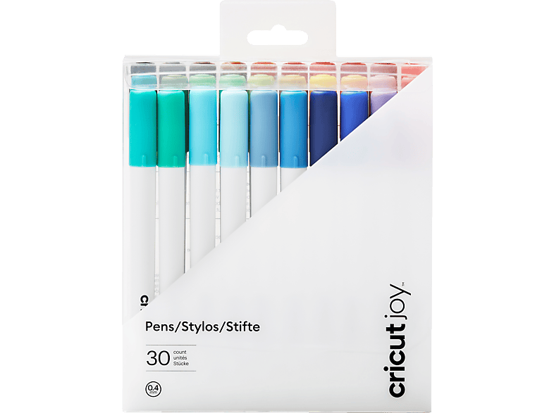 CRICUT Joy™ Permanent Fine Point Pens 0.4 mm, Ultimate (30 ct) Set Mehrfarbig von CRICUT