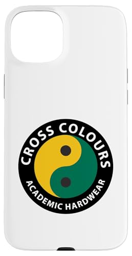 Hülle für iPhone 15 Plus Yin Yang Circle Logo | Retro Grafik 1990er Vintage von CROSS COLOURS