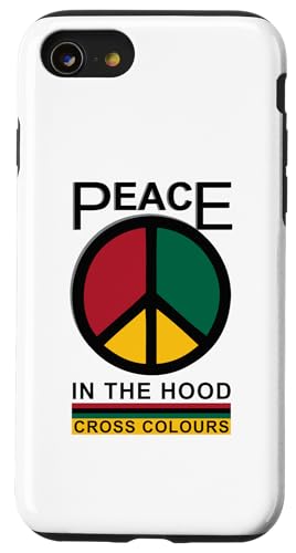 Hülle für iPhone SE (2020) / 7 / 8 Peace In The Hood | Retro-Grafik der 1990er Jahre Vintage von CROSS COLOURS