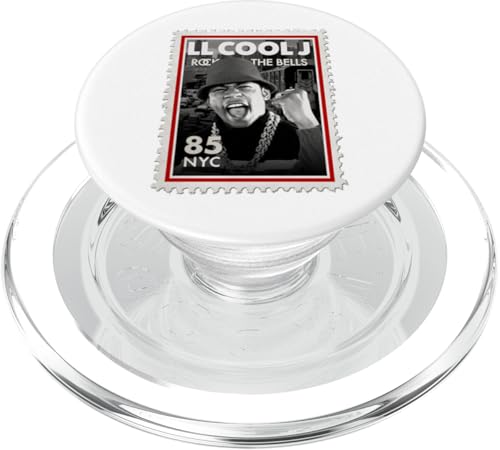 LL Cool J Rock The Bells NY 85 Stempel | 90er Jahre Vintage Legends PopSockets PopGrip für MagSafe von CROSS COLOURS