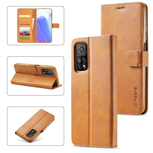 Klapphülle fürs Handy Compatible with Xiaomi Redmi Note 10 4G/Note 10S Wallet Case with Card Holder,[TPU Shockproof Interior Protective Case] [Card Slot] [Kickstand] [Magnetic Closure] Leather Flip Co von CSHNB