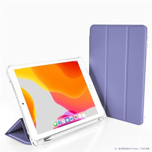 Tablet-PC-Hülle, kompatibel mit Huawei Honor V6 10,4 Zoll (26,4 cm) Hülle mit Stifthalter, Smart Cover, Schutzhülle, stoßfeste Abdeckung mit transparenter TPU-Rückseite, Schutz (Lavendelviolett) von CSHNB