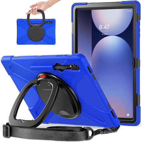 Tablet PC Hülle Case Compatible with Samsung Galaxy Tab S10 Ultra /S9 Ultra /S8 Ultra 14.6”2024 SM-X920/X926B/X910/X900, Shockproof Sturdy Cover with 360 Rotating Kickstand,Hand/Shoulder Strap Tablet von CSHNB