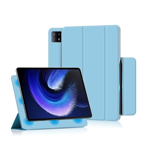 Tablet PC Hülle Kompatibel mit Huawei Xiaomi Pad 6 Max 14 Hülle 14 Zoll 2023 veröffentlicht Hülle Magnetische Hülle Schlanke Tablet-Abdeckung, Magnetverschluss Schlanke TPU-Rückseite Smart Cover mit a von CSHNB