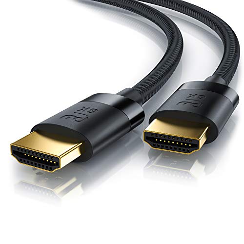 CSL - 16k HDMI Kabel 2.1-5m - 16k@30Hz 8k@60Hz 4k@120Hz - UHD II - Ultra High Speed Ethernet 48Gbps - HDMI 2.1 8k 16k / 2.0 4k - HDR 10+ eARC 3D VRR - Gaming TV PS5 Xbox von CSL-Computer