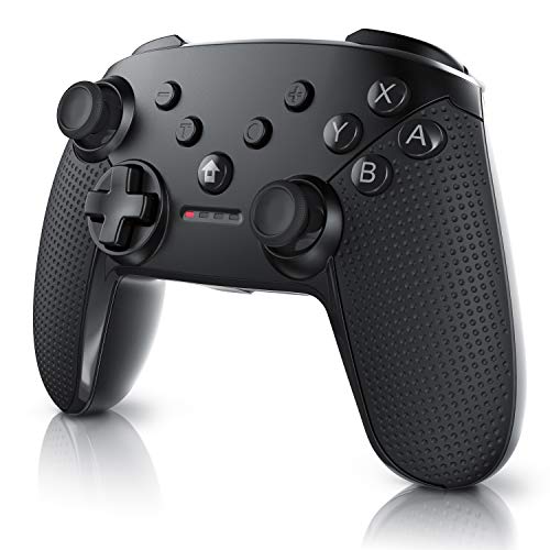 CSL - Switch Gamepad - Wireless Controller Bluetooth - Gamecontroller - HD Rumble – Turbo Button - Typ C Ladeanschluss - Wiederaufladbarer Akku - für Switch von CSL-Computer