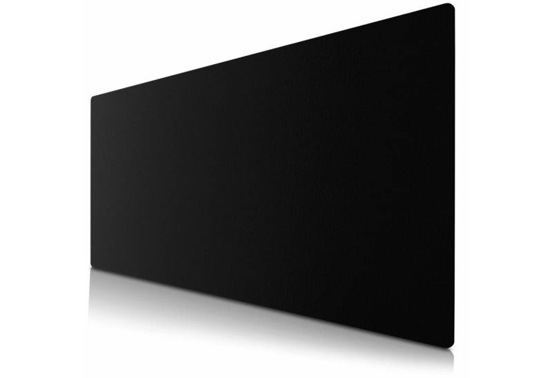 CSL Mauspad XXL Mousepad 900 x 400 x 3 mm, Tischunterlage, Elegante Leder Optik, rutschfest, abwaschbar, Office Schreibtischunterlage, schwarz von CSL