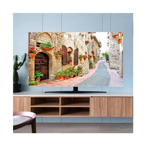 CSSHNL TV-Abdeckung TV-Abdeckung Staubschutztuch 32-70 Zoll Höhe Qualität Haushalt Hängender Desktop Gebogener TV Universal für Innenräume(15,37-39inch 93x60cm) von CSSHNL