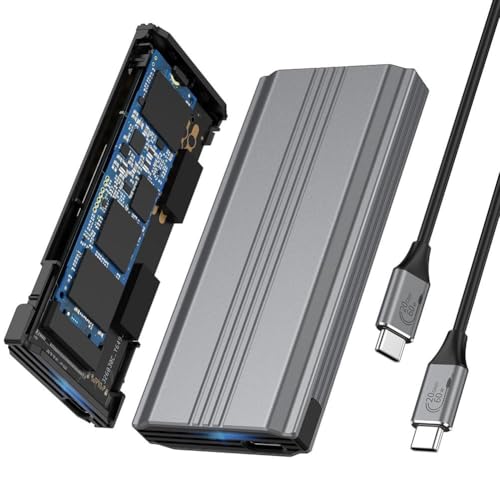 Tool-free State USB 3.2 Hard Disk Box 20GB Dual-Protocol Mobile NVME/NGFF Hard Disk X3A2 NVME/NGFF Type-C Box Dual-Protocol von CTDWNT