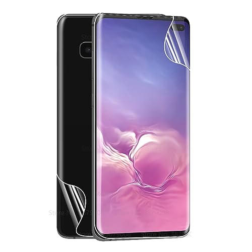 1 Set Vorder- und Rückseite Hydrogel Film für Samsung Galaxy Note10 5G / 4G 6.3" Note 10 flexibler Bildschirmschutz transparentes TPU Folie explosionsgeschützt nicht gehärtetes Glas von CUFEREDU