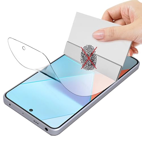 CUFEREDU 2pcs Anti-Fingerprint Matte Hydrogelfolie für Xiaomi Redmi Note 13 5G 6.67" Blendschutz Flexible transparente TPU Frontschutz Explosionssicher Nicht gehärtetes Glas von CUFEREDU