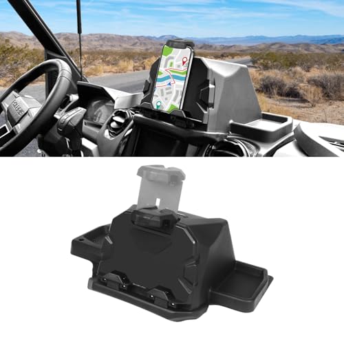 CUSAUTV Elektrische Gerät Tablet Halterung für Ranger XD 1500, Einstellbare GPS Halterung Telefonhalter Aufbewahrungsbox Kompatibel mit Polaris Ranger XD 1500/Crew XD 1500 Northstar Ultimate Zubehör von CUSAUTV