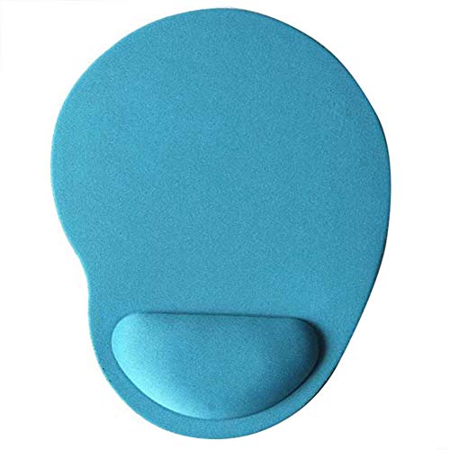 CUSROS Home Office Anti-Rutsch-Mauspad Mauspad Mousepad, Comfort Solid Color Game Mauspadmatte Mit Handgelenkstütze Himmelblau Einheitsgröße von CUSROS