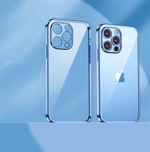 CUTSUGOK-Plating Clear Transparent Soft Case für iPhone 15 14 13 12 11 Pro Max 15 14 Plus stoßfeste ultradünne Abdeckung, T4, für iPhone XR von CUTSUGOK