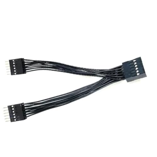 CVZQTE 11Pin Header 1 Buchse Auf 2 Männlich Verlängerung Karte USB 2 0 Splitter Kabel Anschlüsse Für Motherboards Adapter Multiplier USB Expansion Karte von CVZQTE