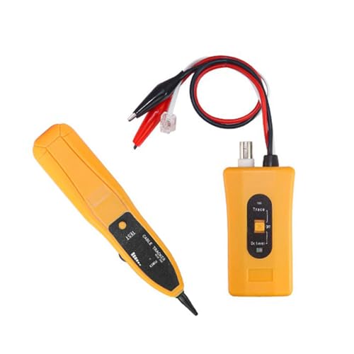 CVZQTE Kabeldetektor Kabeltester Handheld Schnellnetzwerk Kabeltester Leitungsfinder Draht RJ45-Netzwerk Port Analyse von CVZQTE