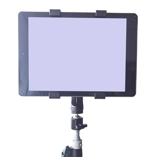 CVZQTE Multifunktionaler Tablet-Ständer, Halterung und Kugelkopf-Adapter, passend für 7-13 Zoll Tablets, Tablet-Halterung für Video von CVZQTE