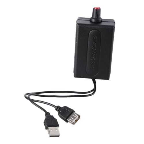 CVZQTE USB Lüftergeschwindigkeitsregler 5V-30V 3A Einstellbarer Lüfter Stufenloser Reglerregler USB Verlängerungsgeschwindigkeitsreglerschalter von CVZQTE