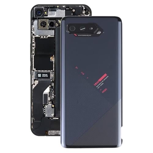 CWONCONGOIN Handy Ersatz Back Cover Glas Akku Back Cover für ASUS ROG Phone 5 ZS673KS (Jet Black) Repair Part von CWONCONGOIN