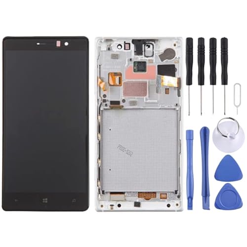 CWONCONGOIN Mobiltelefon -LCD -Anzeige TFT LCD -Bildschirm für for Nokia Lumia 830 Digitalisierer Vollbaugruppe mit Rahmen Reparaturteil von CWONCONGOIN