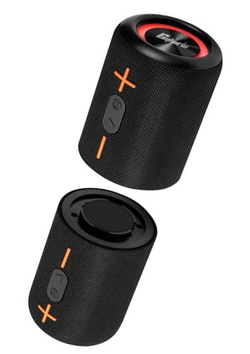 CYBORIS 2 in 1 Tragbarer Splittable Bluetooth Lautsprecher, Wasserdichter Split Wireless Lautsprecher Bluetooth V5.3 mit 20W lautem Stereo-Sound, 24H Spielzeit, True Wireless Pairing für Zuhause, von CYBORIS