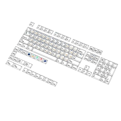 127Key PS Photoshops Tastenkappen-Set PBT DyeSublimationsprofil Tastaturen für mechanische Tastaturen PBT DyeSublimation Keycap von CYILPR