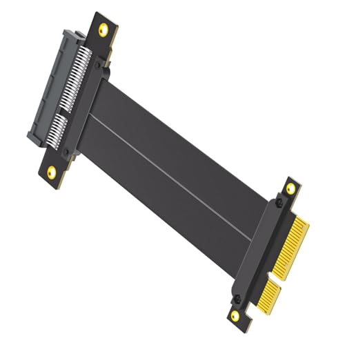 CYILPR PCIE4.0 GPU Kabel 180 Grad Bis 180 Grad Abgewinkelter Ribbon Extender Kartenadapter Für Computer Motherboard von CYILPR