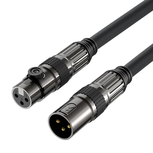 CYILPR Professionelles 3-poliges Mikrofonkabel (Stecker Auf Buchse) OFC Adapterkabel Hohe Haltbarkeit Für Mischpulte von CYILPR