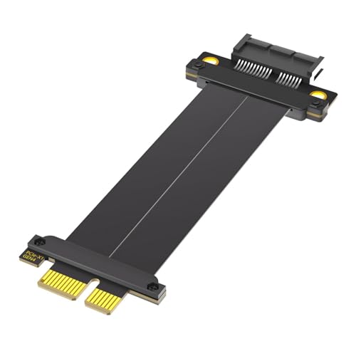 PCIE4.0 1X GPU Kabel 180 Grad Bis 180 Grad Abgewinkelter Ribbon Extender Kartenadapter Für Computer Motherboard von CYILPR