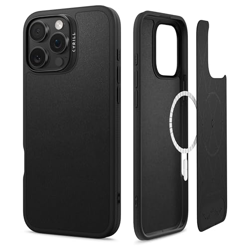 CYRILL von Spigen Kajuk Mag Hülle Kompatibel mit iPhone 16 Pro Max (2024) - Black von CYRILL