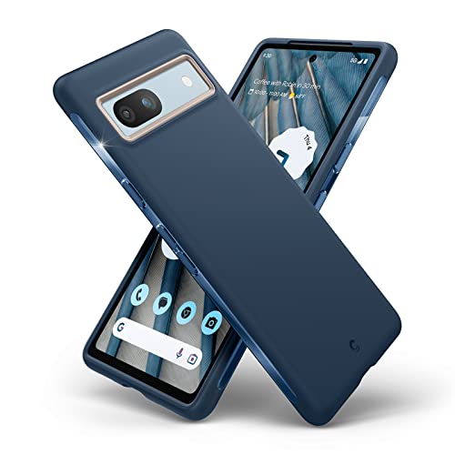 CYRILL von Spigen UltraColor kompatibel mit Google Pixel 7a Hülle [Staubfrei] Premium Soft TPU Schutzhülle Case Cover (2023) - Deep Sea von CYRILL