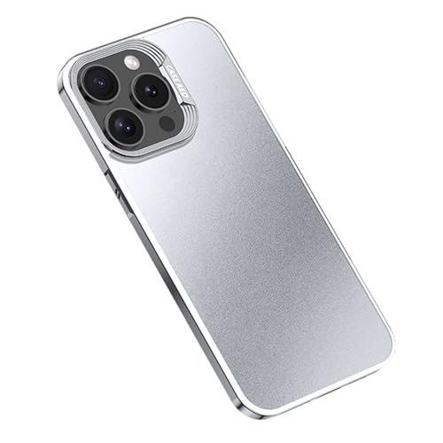 CYRMPQ-Silber,16 Pro Max, Handyhülle Für iPhone 16 Pro Max/16 Pro/16 Plus/16, Ultradünnes Kameraschutz Galvanisierte Handytasche Kratzfeste Fall von CYRMPQ