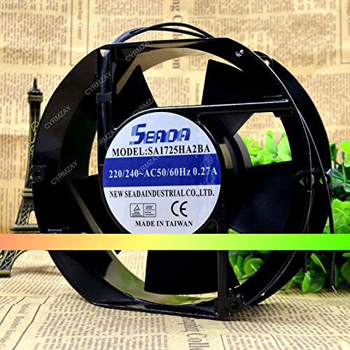 CYRMZAY kompatibel für SEADA SA1725HA2BA AC220/240V 0.27A 17251 2-Wire cooling Lüfter von CYRMZAY