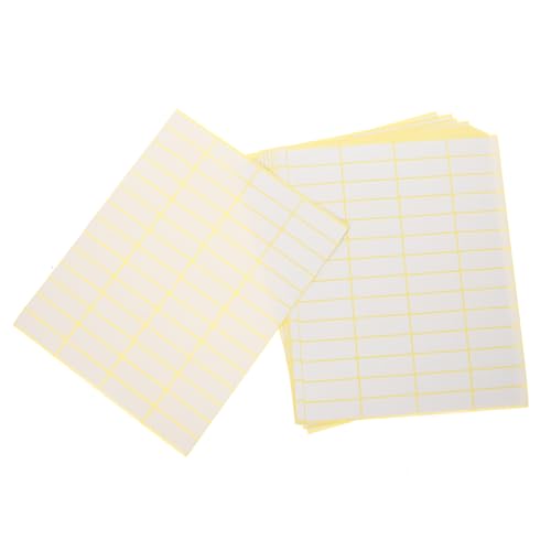 Cabilock 15 Blatt Preisschild Aufkleber Klebrig Leer Etiketten Aufkleber Klebstoff Vinyl Kleine Preisaufkleber Kleine Etiketten Zum Beschriften Etiketten Klein Selbstklebendes Papier Weiß Cabilock 15 Blatt Preisschild Aufkleber Klebrig Leer Etiketten Aufkleber Klebstoff Vinyl Kleine Preisaufkleber Kleine Etiketten Zum Beschriften Etiketten Klein Selbstklebendes Papier Weiß von Cabilock