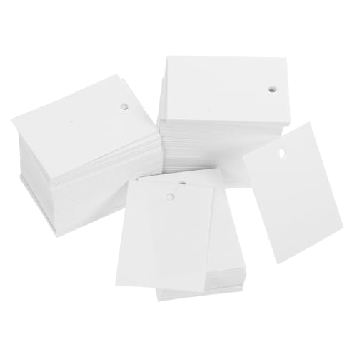 Cabilock 250 Stück Leeres Etikett Flohmarkt -Tags leere Etiketten hängendes Papieretikett leere Papieretiketten Stichworte Kleidungsanhänger aus Papier Kofferanhänger Weiß Cabilock 250 Stück Leeres Etikett Flohmarkt -Tags leere Etiketten hängendes Papieretikett leere Papieretiketten Stichworte Kleidungsanhänger aus Papier Kofferanhänger Weiß von Cabilock