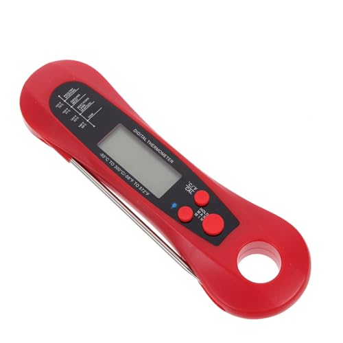 Cabilock Grillthermometer Tragbares Thermometer Kühlschrankthermometer Zusammenklappbares Sondenthermometer Picknick Thermometer Zusammenklappbares Fleischthermometer Digitales von Cabilock