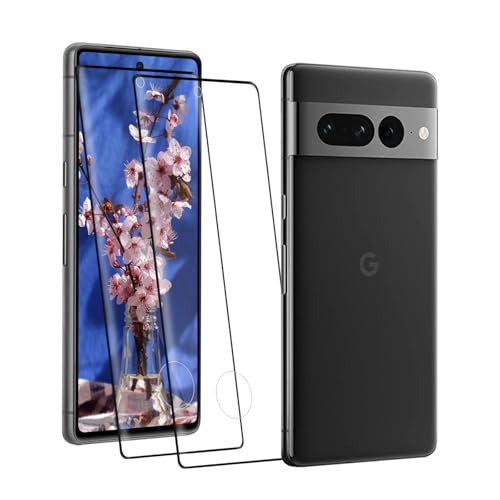 Cable Leader 2 Stück Schutzfolie für Panzerglas für Google Pixel 7 Pro 5G, 9H Härte, 3D Runde Kanten, Sensitive Touch, Anti-Staub, Kratzfest Pixel 7 Pro Displayschutz, HD Schutzglas für Pixel 7 Pro von Cable Leader