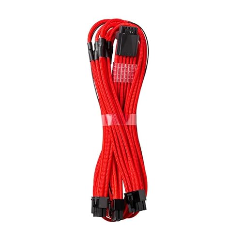 CableMod C-Series PRO ModMesh 12VHPWR auf 3X PCI-e Kabel für Corsair - 60cm, rot von CableMod