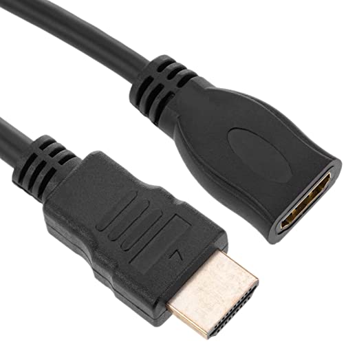 BeMatik - HDMI 1.4 Kabel Typ A männlich zu weiblich 20cm von Cablematic