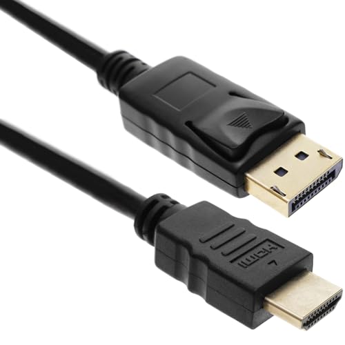 BeMatik - Kabel Displayport Stecker auf HDMI Stecker 2m von Cablematic